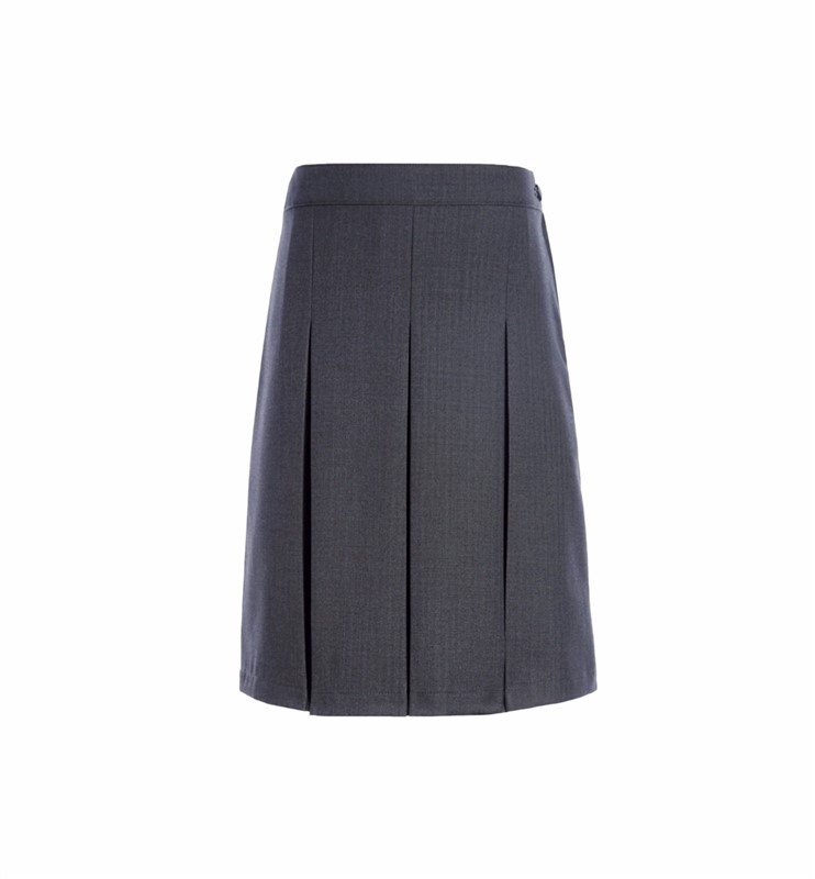 Box pleated skirt plus size on Stylevore-seedfund.vn